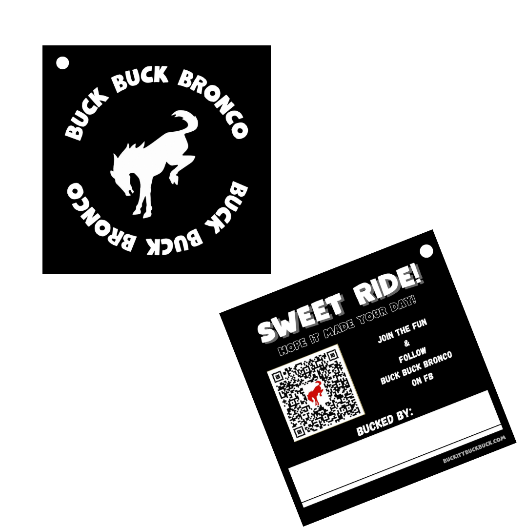 "You've Been Bucked" Tags