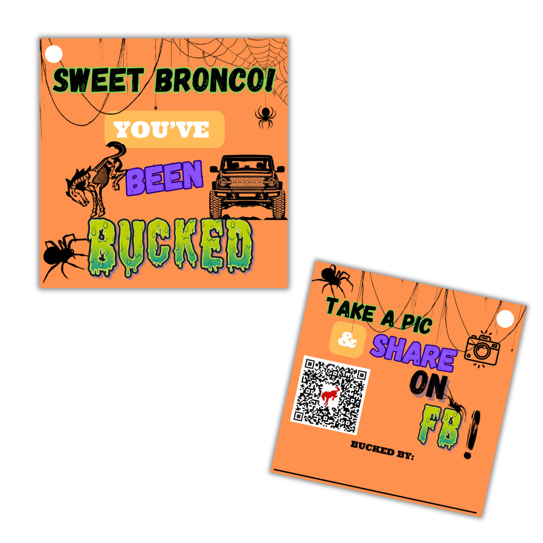 "You've Been Bucked" Tags