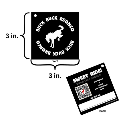 "You've Been Bucked" Tags