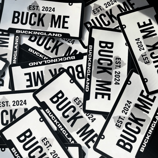 BUCK ME Bumper Sticker