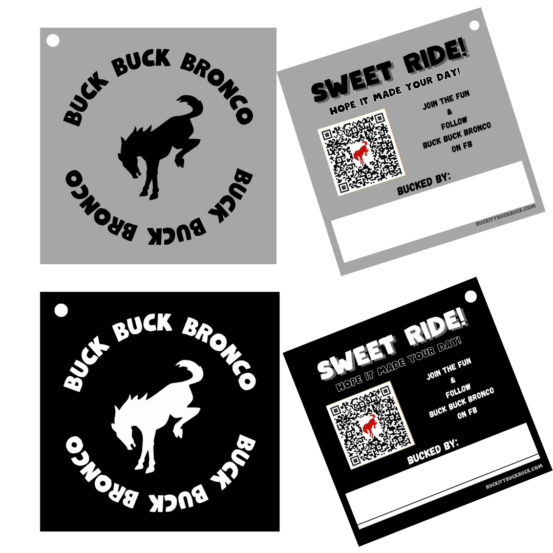 "You've Been Bucked" Tags