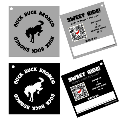 "You've Been Bucked" Tags